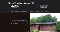 Desktop Screenshot of morrisvetcenter.com